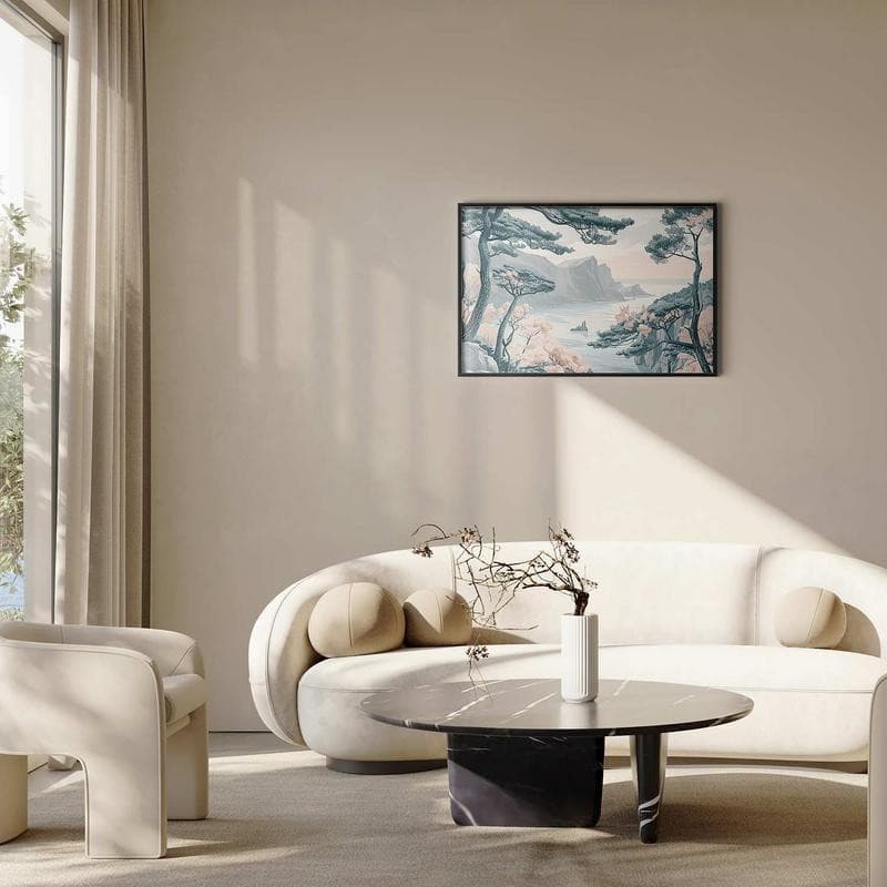 Poster - Blue Coast in Delicate Colors in Poster e stampe Collezione Casa - Trebisacce, commercioVirtuoso.it