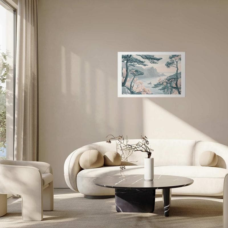 Poster - Blue Coast in Delicate Colors in Poster e stampe Collezione Casa - Trebisacce, commercioVirtuoso.it