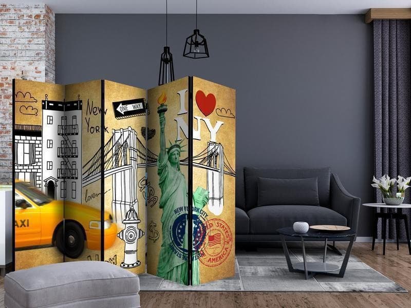 Paravento One way New York II [Room Dividers] in Paraventi Collezione Casa - Trebisacce, commercioVirtuoso.it