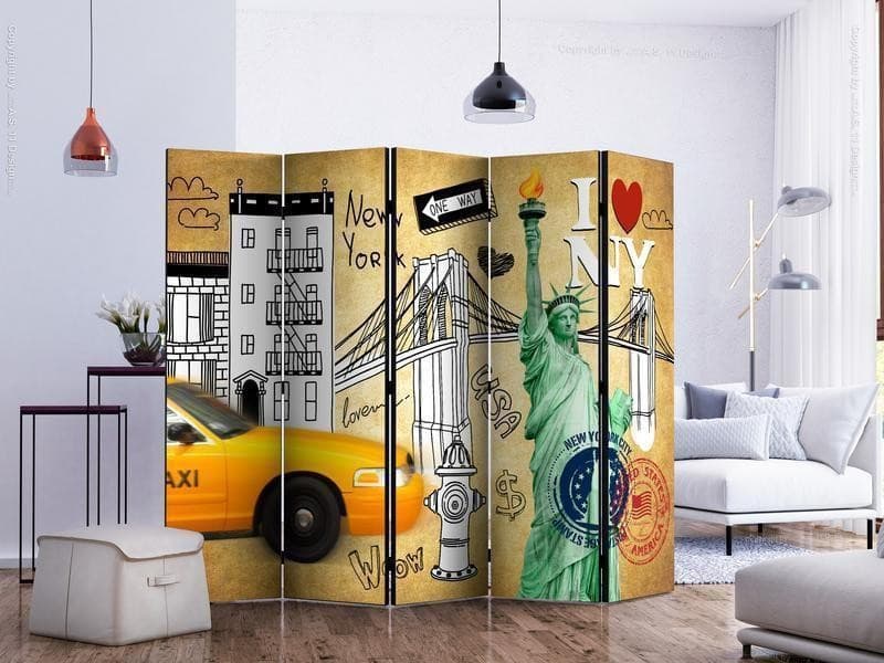 Paravento One way New York II [Room Dividers] in Paraventi Collezione Casa - Trebisacce, commercioVirtuoso.it