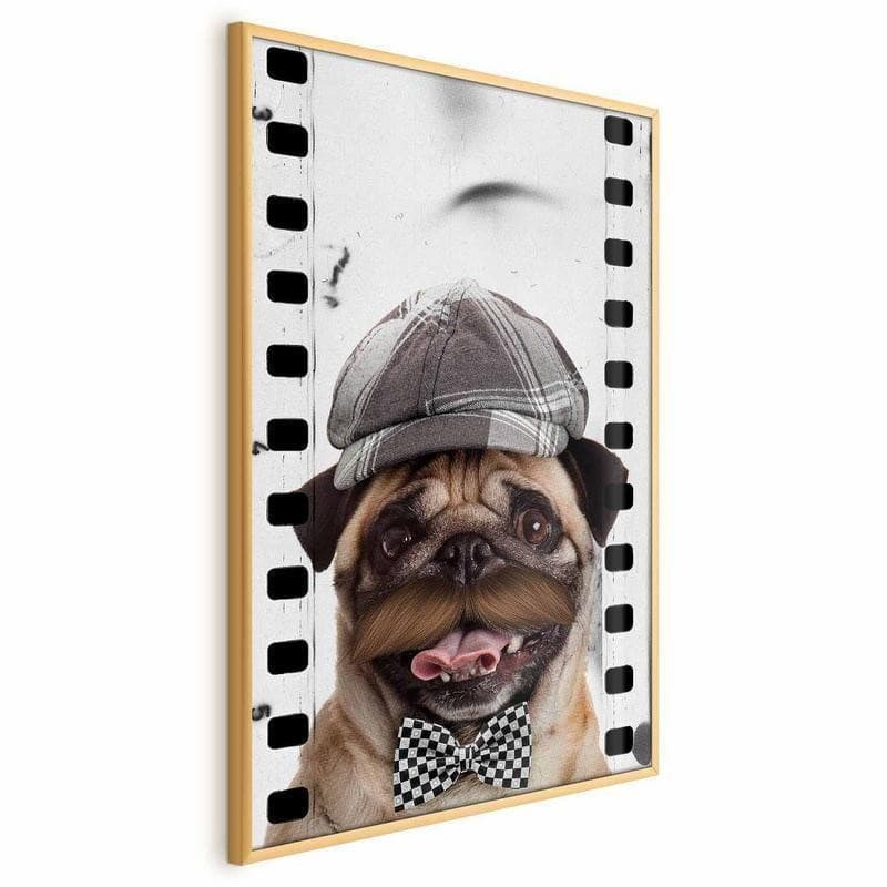 Poster - Pug in a Hat in Poster e stampe Collezione Casa - Trebisacce, commercioVirtuoso.it