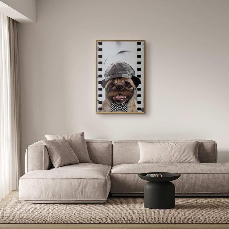 Poster - Pug in a Hat in Poster e stampe Collezione Casa - Trebisacce, commercioVirtuoso.it