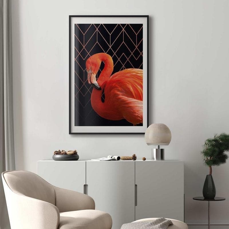 Poster - Flamingo Solo in Poster e stampe Collezione Casa - Trebisacce, commercioVirtuoso.it