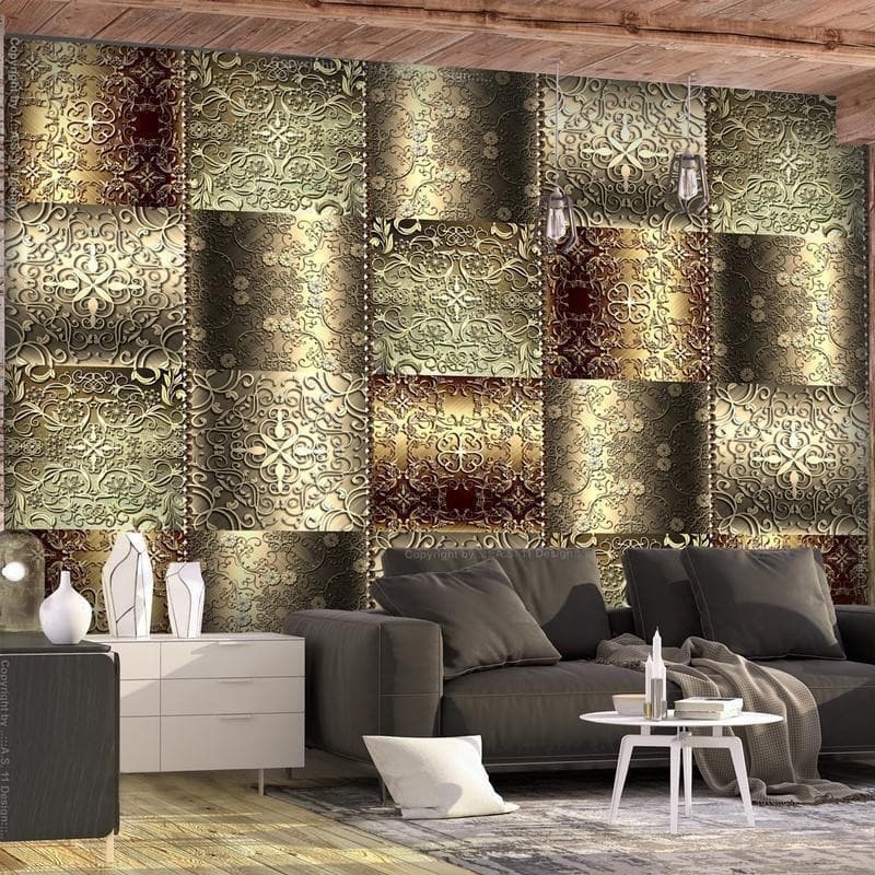 Fotomurale Metal Plates in Carta da parati Collezione Casa - Trebisacce, commercioVirtuoso.it