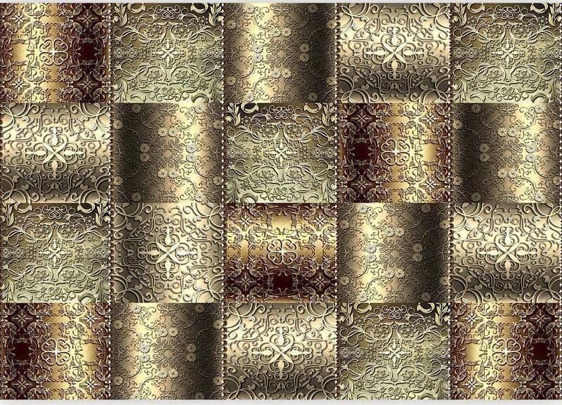 Fotomurale Metal Plates in Carta da parati Collezione Casa - Trebisacce, commercioVirtuoso.it