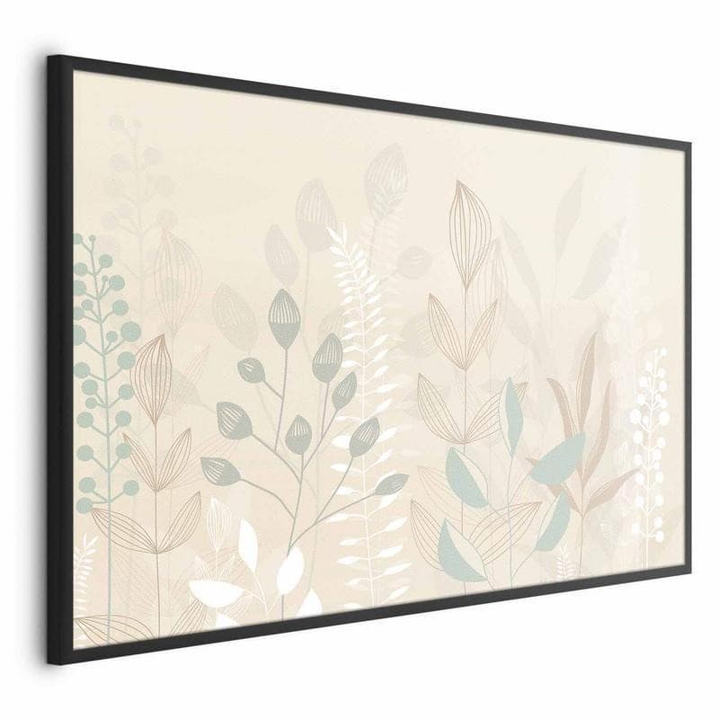 Poster - Pastel-Beige Meadow in Poster e stampe Collezione Casa - Trebisacce, commercioVirtuoso.it