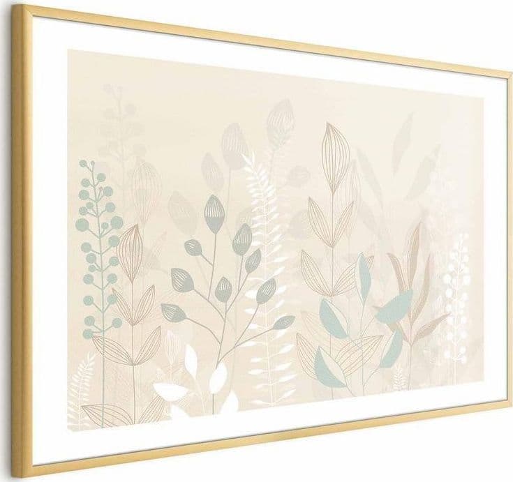 Poster - Pastel-Beige Meadow in Poster e stampe Collezione Casa - Trebisacce, commercioVirtuoso.it