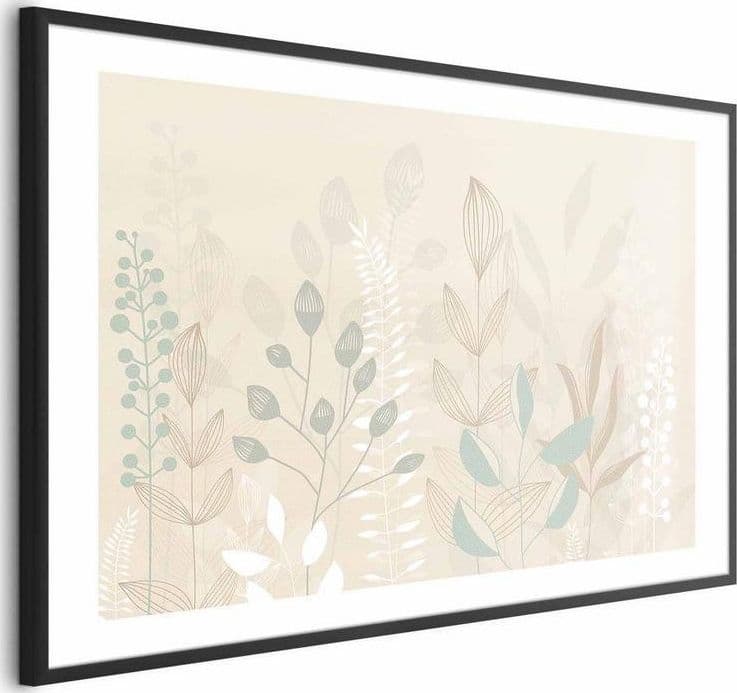 Poster - Pastel-Beige Meadow in Poster e stampe Collezione Casa - Trebisacce, commercioVirtuoso.it