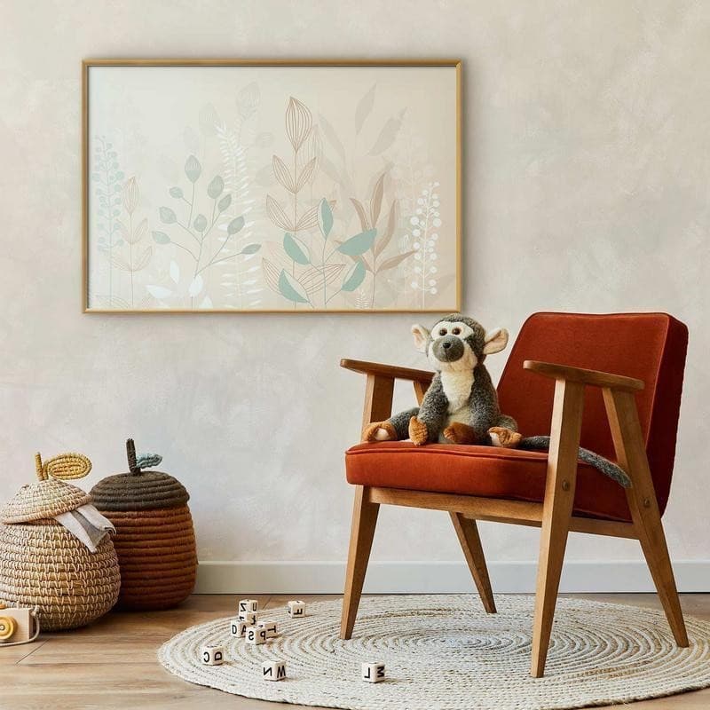Poster - Pastel-Beige Meadow in Poster e stampe Collezione Casa - Trebisacce, commercioVirtuoso.it