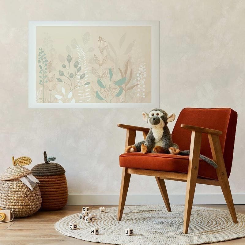 Poster - Pastel-Beige Meadow in Poster e stampe Collezione Casa - Trebisacce, commercioVirtuoso.it