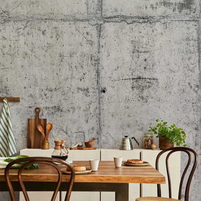 Fotomurale Concrete Wall in Carta da parati Collezione Casa - Trebisacce, commercioVirtuoso.it