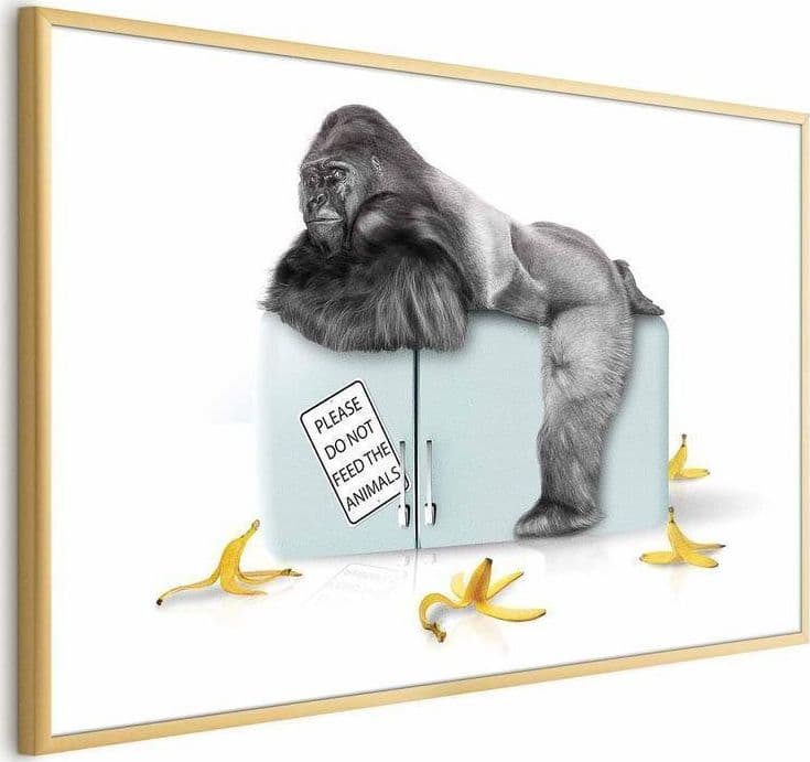 Poster - Hungry Gorilla in Poster e stampe Collezione Casa - Trebisacce, commercioVirtuoso.it