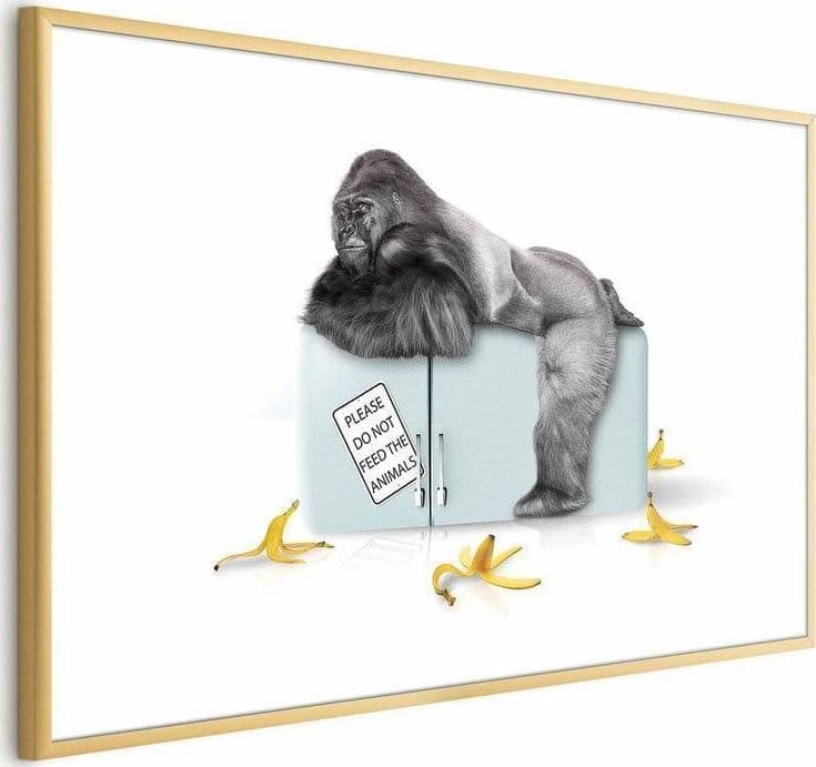 Poster - Hungry Gorilla in Poster e stampe Collezione Casa - Trebisacce, commercioVirtuoso.it