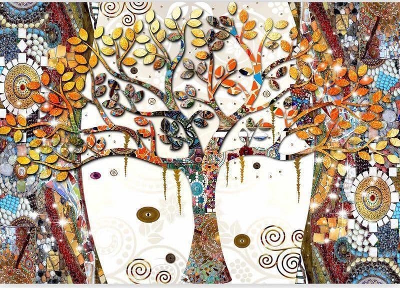 Carta da Parati Albero della Vita Decorato in Carta da parati Collezione Casa - Trebisacce, commercioVirtuoso.it