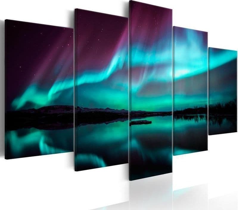 Quadro Night Light II in Luci da esposizione Collezione Casa - Trebisacce, commercioVirtuoso.it
