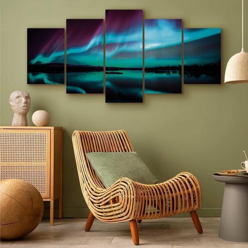Quadro Night Light II in Luci da esposizione Collezione Casa - Trebisacce, commercioVirtuoso.it