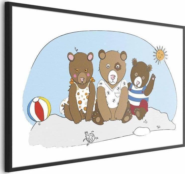 Poster - Bears on the Beach in Poster e stampe Collezione Casa - Trebisacce, commercioVirtuoso.it