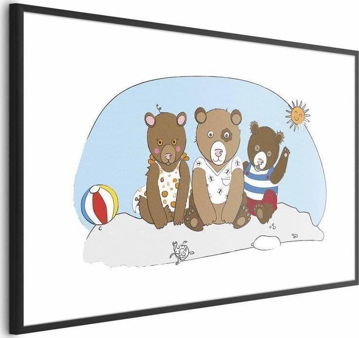 Poster - Bears on the Beach in Poster e stampe Collezione Casa - Trebisacce, commercioVirtuoso.it