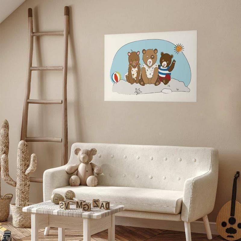 Poster - Bears on the Beach in Poster e stampe Collezione Casa - Trebisacce, commercioVirtuoso.it