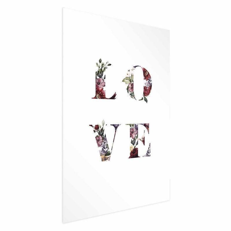Poster - Love in Flowers in Poster e stampe Collezione Casa - Trebisacce, commercioVirtuoso.it
