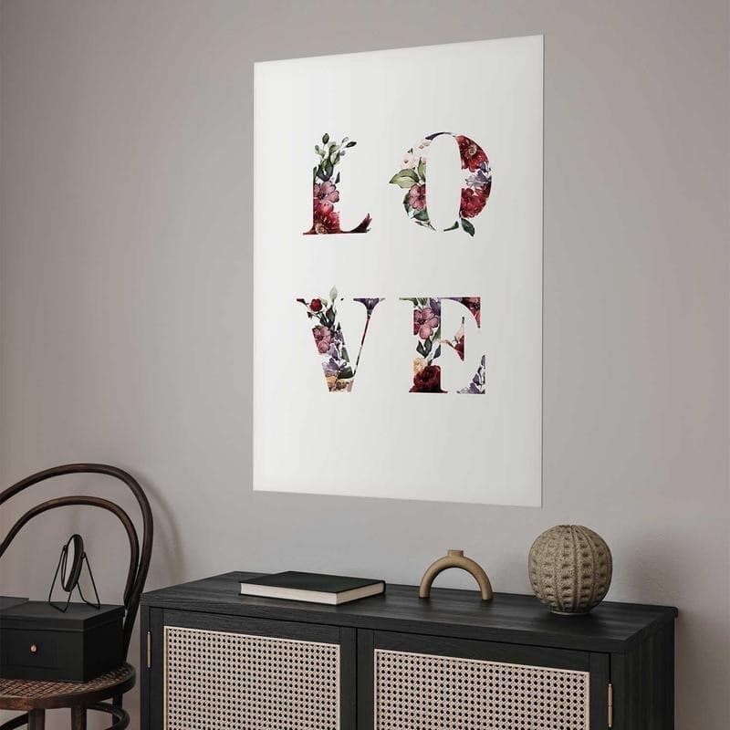 Poster - Love in Flowers in Poster e stampe Collezione Casa - Trebisacce, commercioVirtuoso.it