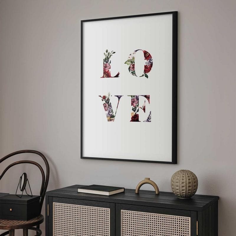 Poster - Love in Flowers in Poster e stampe Collezione Casa - Trebisacce, commercioVirtuoso.it