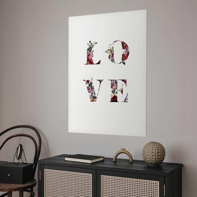 Poster - Love in Flowers in Poster e stampe Collezione Casa - Trebisacce, commercioVirtuoso.it