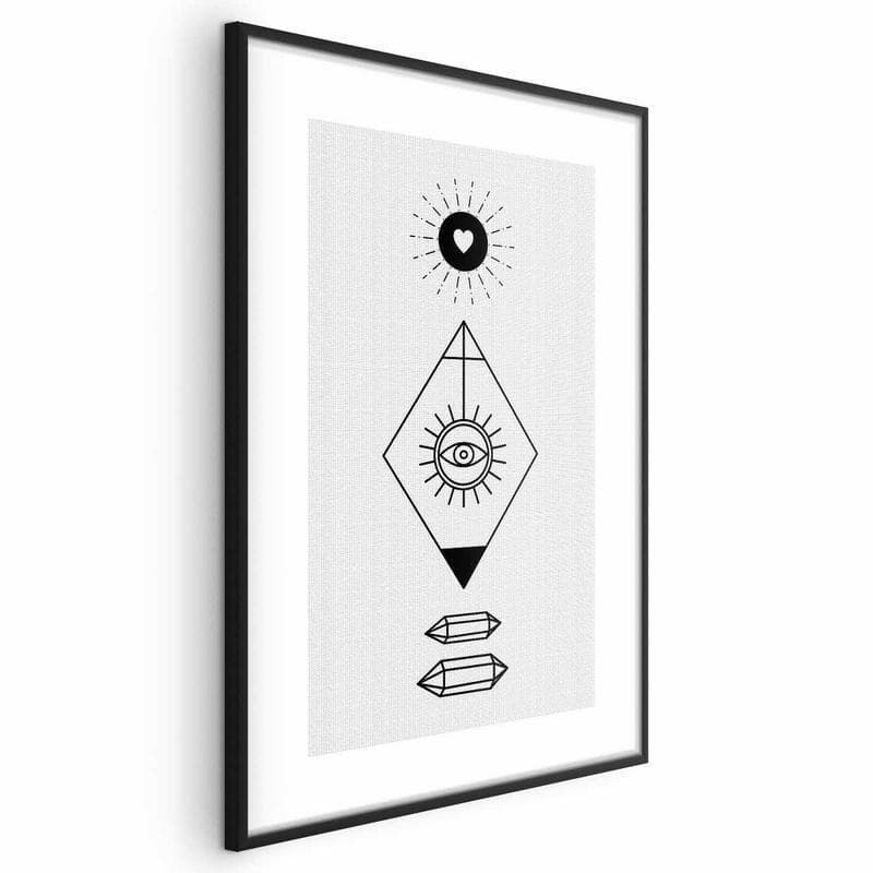 Poster - Symbols in Poster e stampe Collezione Casa - Trebisacce, commercioVirtuoso.it