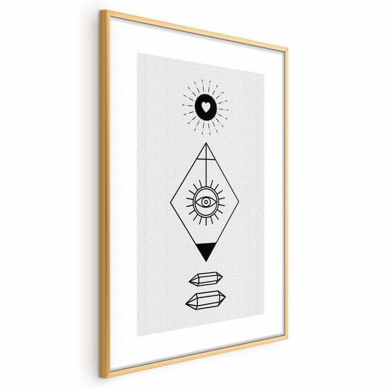 Poster - Symbols in Poster e stampe Collezione Casa - Trebisacce, commercioVirtuoso.it