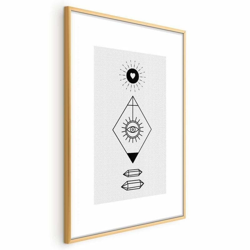 Poster - Symbols in Poster e stampe Collezione Casa - Trebisacce, commercioVirtuoso.it