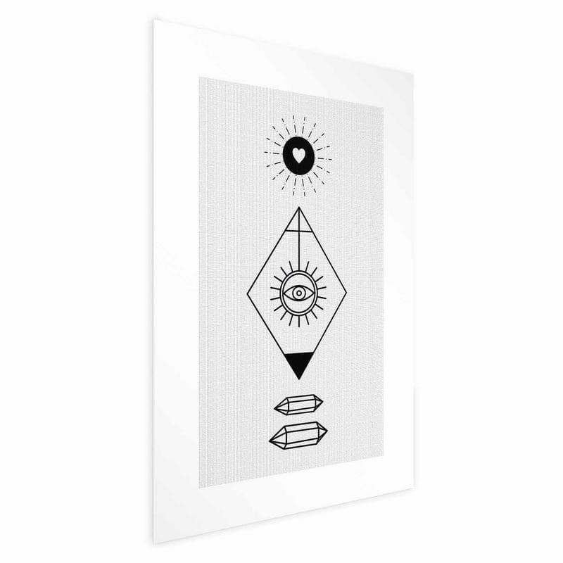 Poster - Symbols in Poster e stampe Collezione Casa - Trebisacce, commercioVirtuoso.it