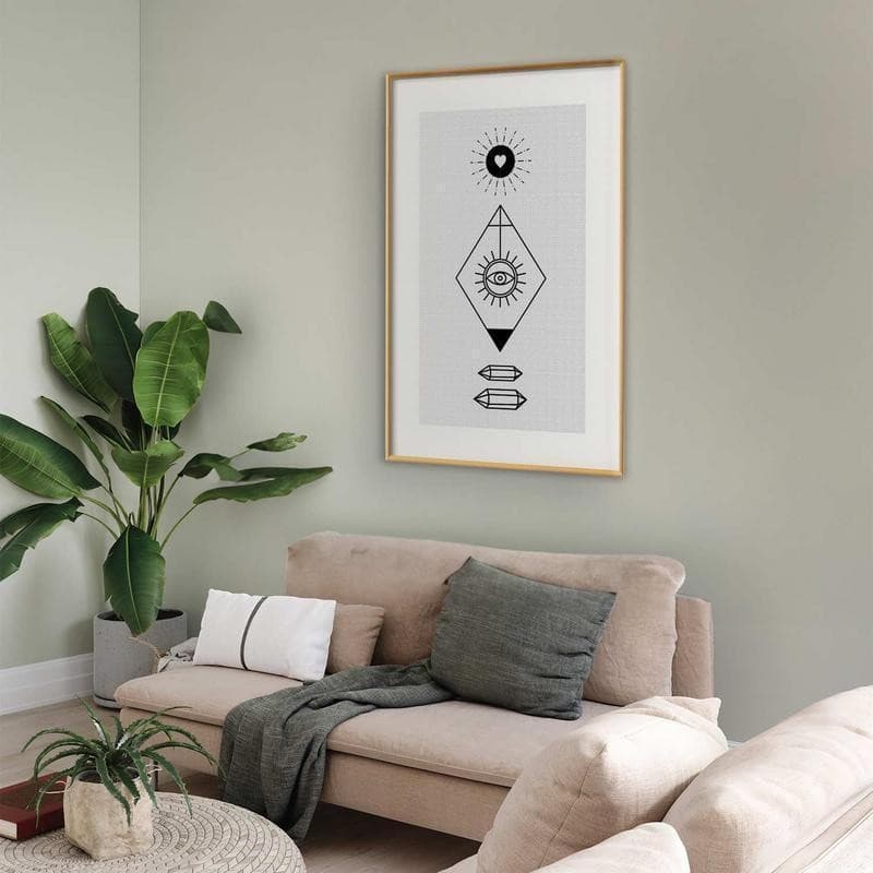 Poster - Symbols in Poster e stampe Collezione Casa - Trebisacce, commercioVirtuoso.it