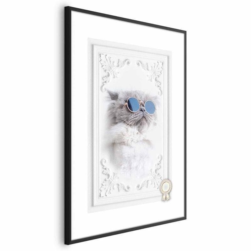 Poster - Cat in Glasses in Targhe e cartelli Collezione Casa - Trebisacce, commercioVirtuoso.it
