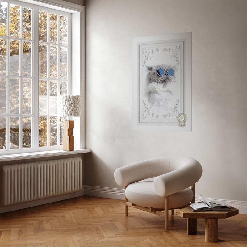 Poster - Cat in Glasses in Targhe e cartelli Collezione Casa - Trebisacce, commercioVirtuoso.it