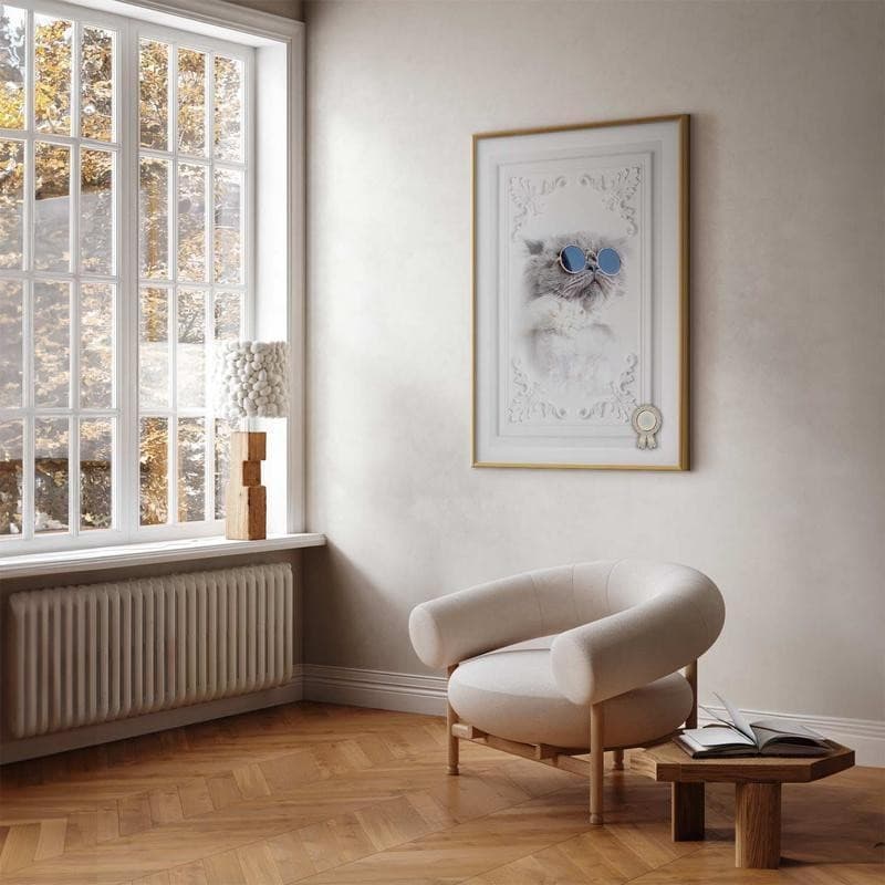 Poster - Cat in Glasses in Targhe e cartelli Collezione Casa - Trebisacce, commercioVirtuoso.it