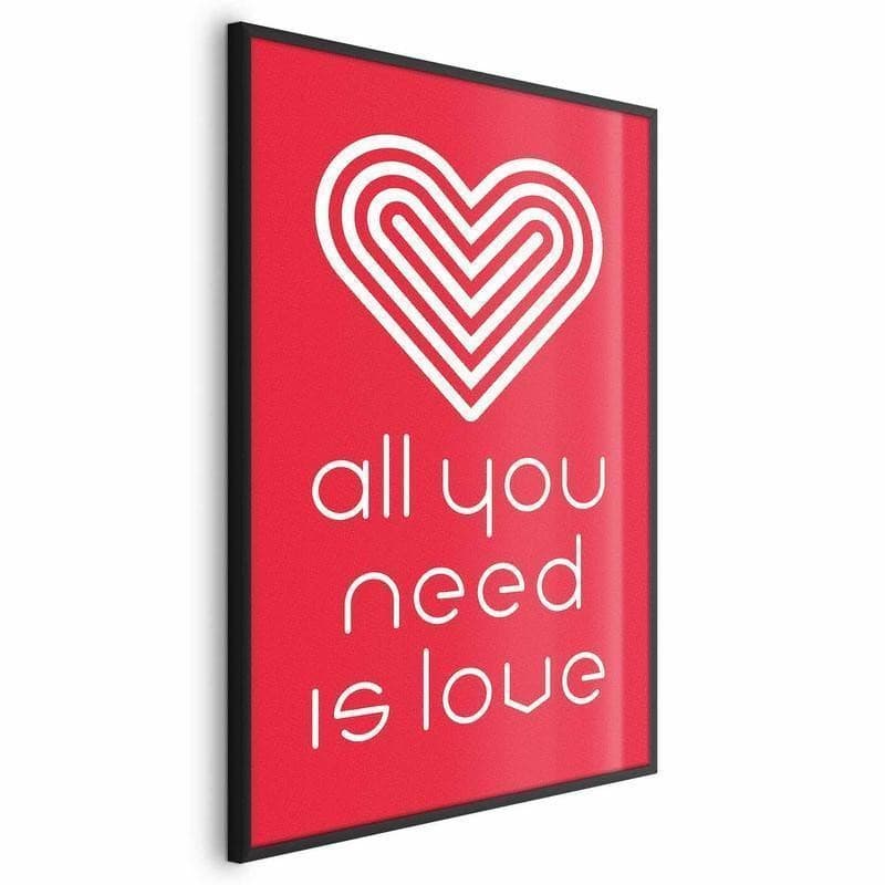Poster - Lets Love Each Other in Poster e stampe Collezione Casa - Trebisacce, commercioVirtuoso.it