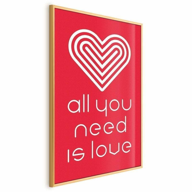 Poster - Lets Love Each Other in Poster e stampe Collezione Casa - Trebisacce, commercioVirtuoso.it