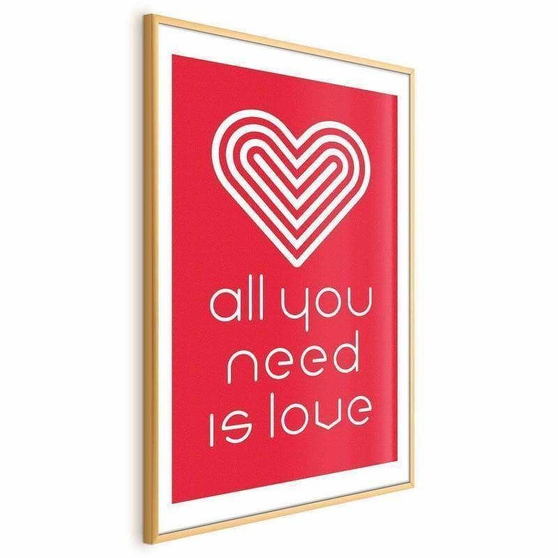 Poster - Lets Love Each Other in Poster e stampe Collezione Casa - Trebisacce, commercioVirtuoso.it