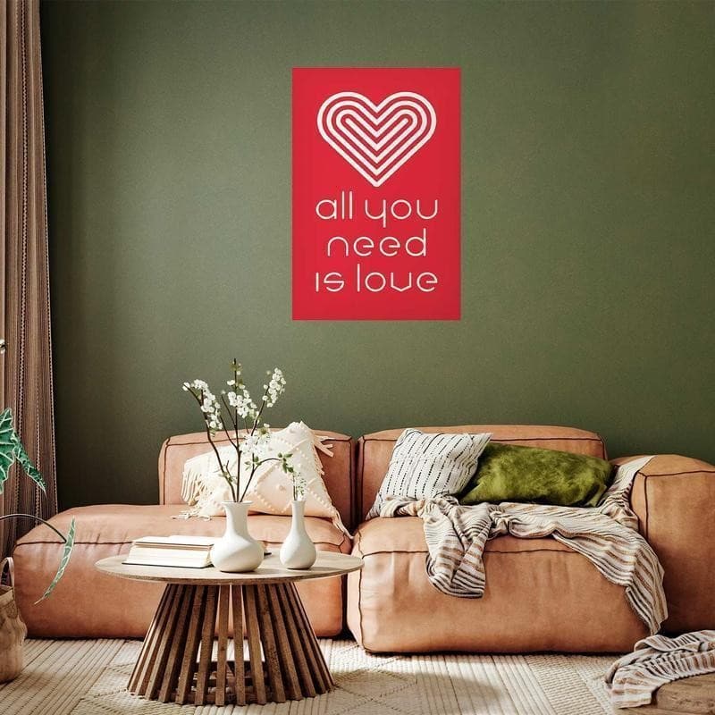 Poster - Lets Love Each Other in Poster e stampe Collezione Casa - Trebisacce, commercioVirtuoso.it