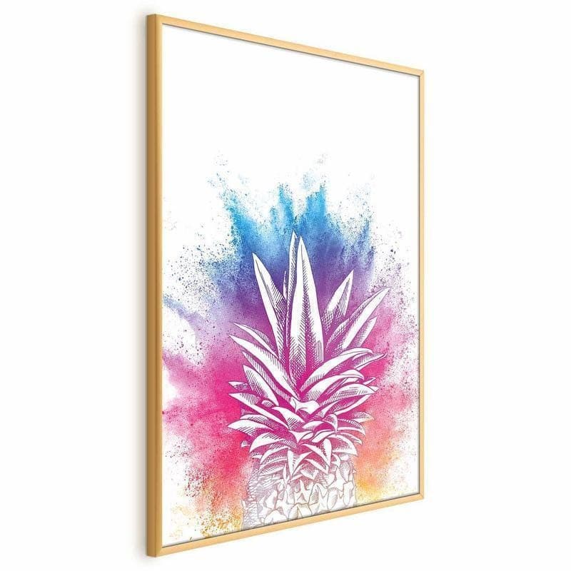 Poster - Colorful Pineapple in Poster e stampe Collezione Casa - Trebisacce, commercioVirtuoso.it