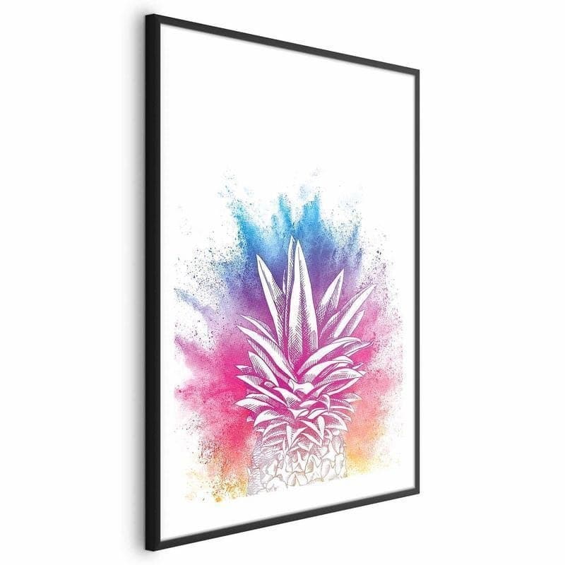 Poster - Colorful Pineapple in Poster e stampe Collezione Casa - Trebisacce, commercioVirtuoso.it
