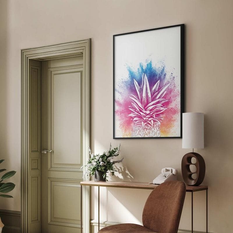 Poster - Colorful Pineapple in Poster e stampe Collezione Casa - Trebisacce, commercioVirtuoso.it
