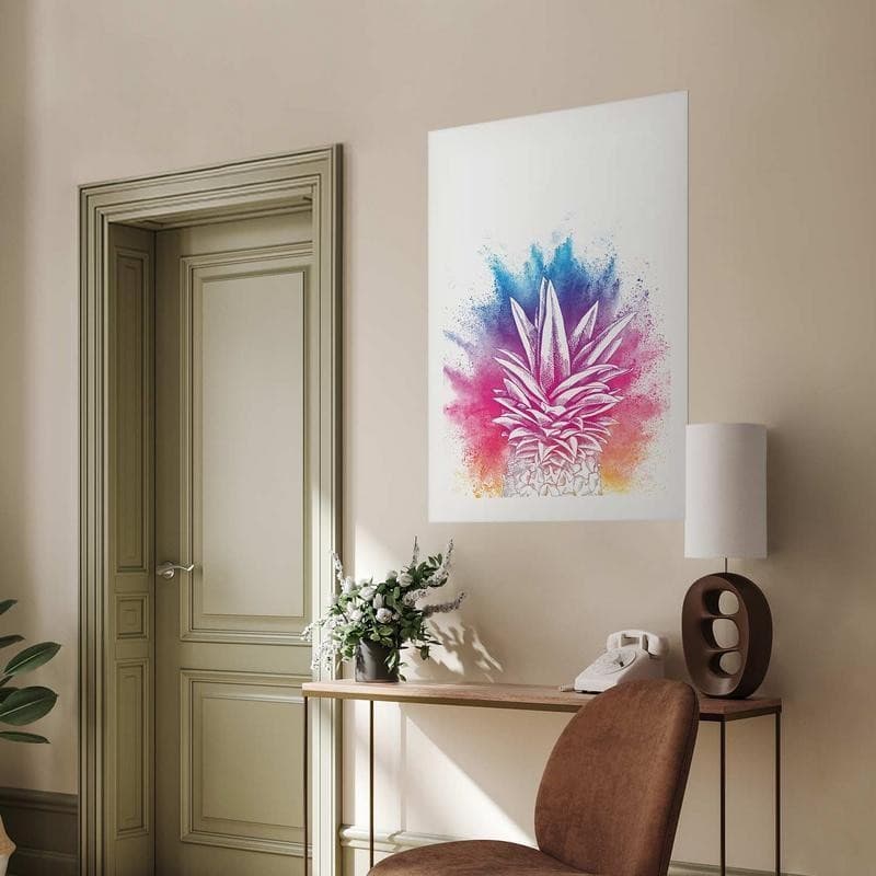 Poster - Colorful Pineapple in Poster e stampe Collezione Casa - Trebisacce, commercioVirtuoso.it