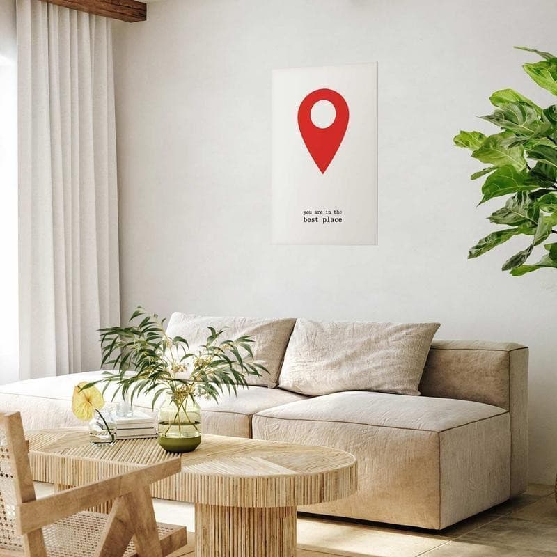 Poster - You Are in the Best Place in Poster e stampe Collezione Casa - Trebisacce, commercioVirtuoso.it