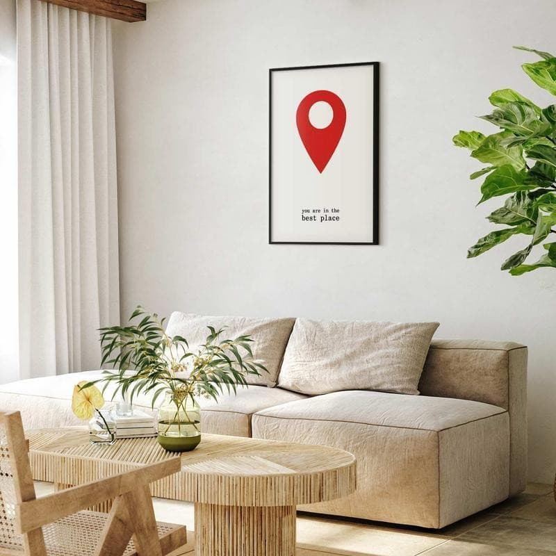 Poster - You Are in the Best Place in Poster e stampe Collezione Casa - Trebisacce, commercioVirtuoso.it