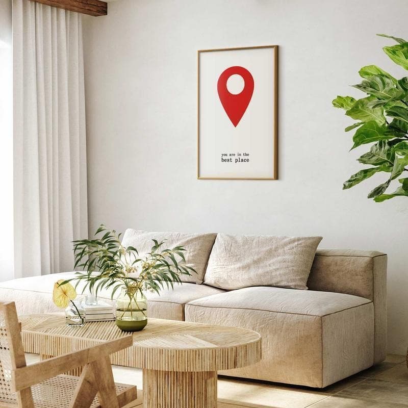 Poster - You Are in the Best Place in Poster e stampe Collezione Casa - Trebisacce, commercioVirtuoso.it