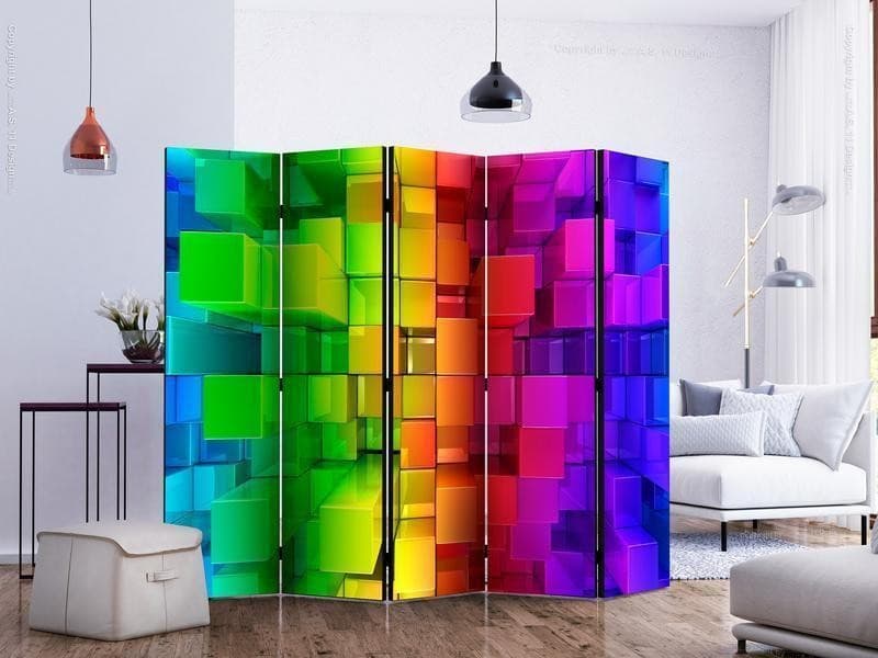 Paravento Colour jigsaw II [Room Dividers] in Paraventi Collezione Casa - Trebisacce, commercioVirtuoso.it