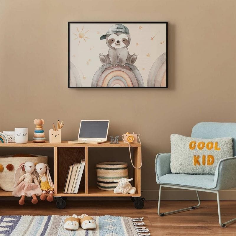 Poster - Little Animal Among Stars and Rainbows in Poster e stampe Collezione Casa - Trebisacce, commercioVirtuoso.it