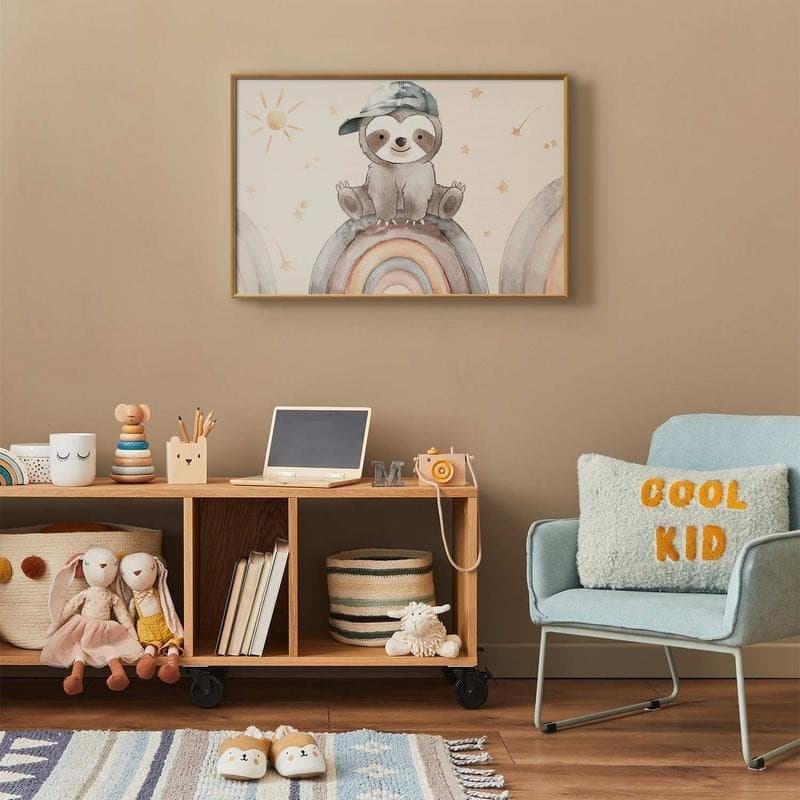 Poster - Little Animal Among Stars and Rainbows in Poster e stampe Collezione Casa - Trebisacce, commercioVirtuoso.it