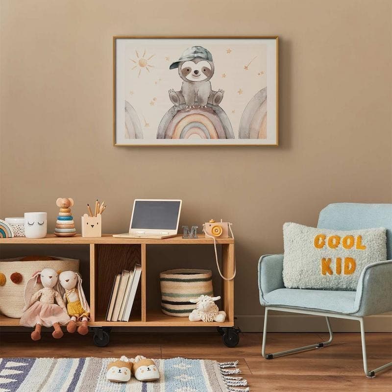 Poster - Little Animal Among Stars and Rainbows in Poster e stampe Collezione Casa - Trebisacce, commercioVirtuoso.it